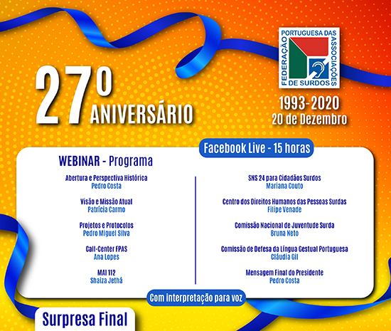 27º Aniversário da FPAS